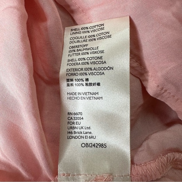 NWT FREE PEOPLE Sunbaked Floral Swing Minidress in Peach Combo Size XS - Picture 4 of 11